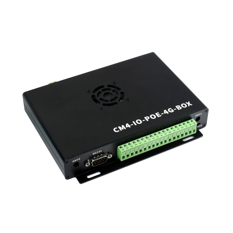 Industrial IoT Mini-PC for CM4 (Not Included), PoE, 5G/4G, Metal Case ...